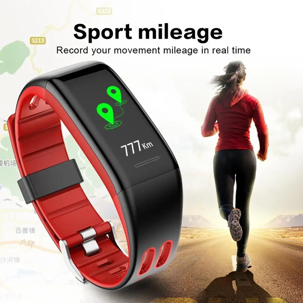 

2019 Sports Fitness Tracker Calories Heart Rate Sleep Steps Monitoring Smart Bracelet