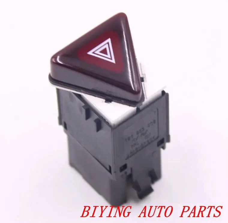 

VW OEM Dark Red Triangle Hazard Switch For VW Jetta MK5 18G953509 18G 953 509