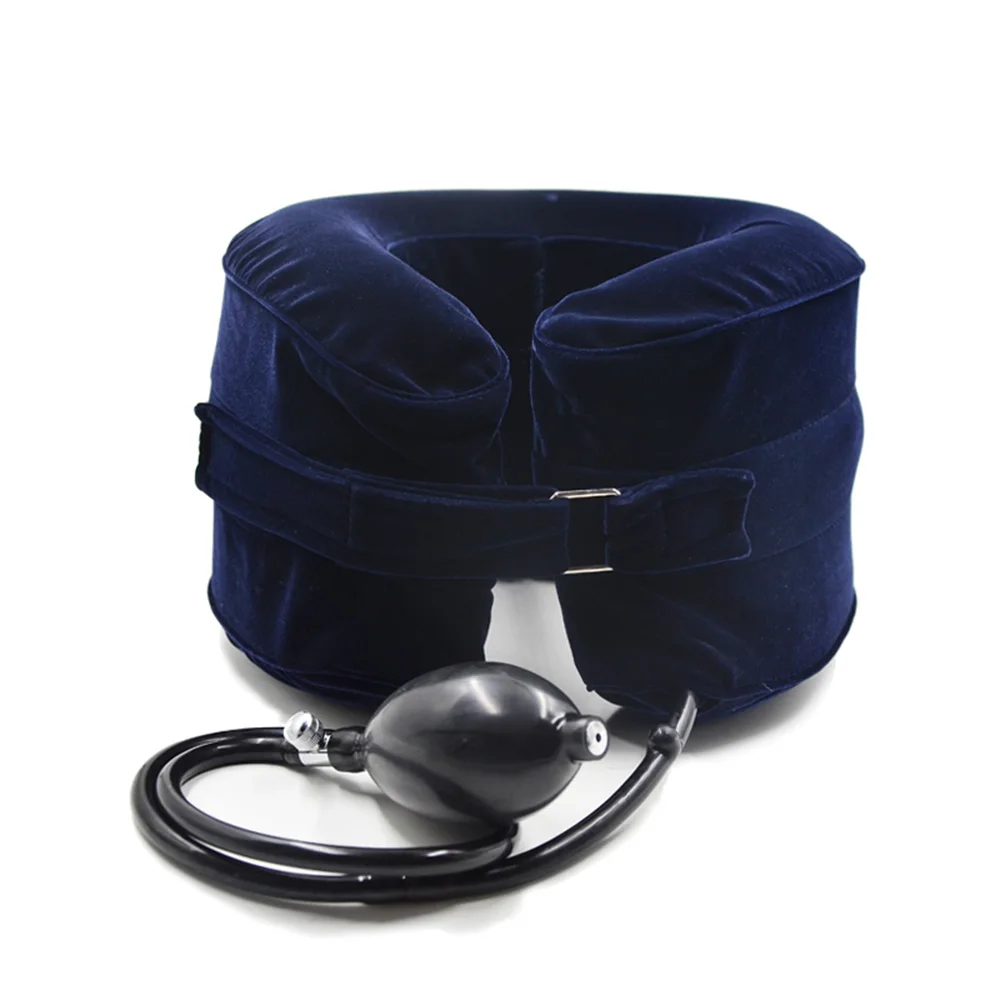 Шейная терапия тяги шейный позвонок поддерживает воротник ортопедический уход за здоровьем надувной массажер релаксационный медицинский бандаж
