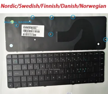 

New original Danish/Norwegian laptop keyboard for HP G56 G62 G62-a25eo Compaq CQ56 CQ62 Finnish Swedish Nordic