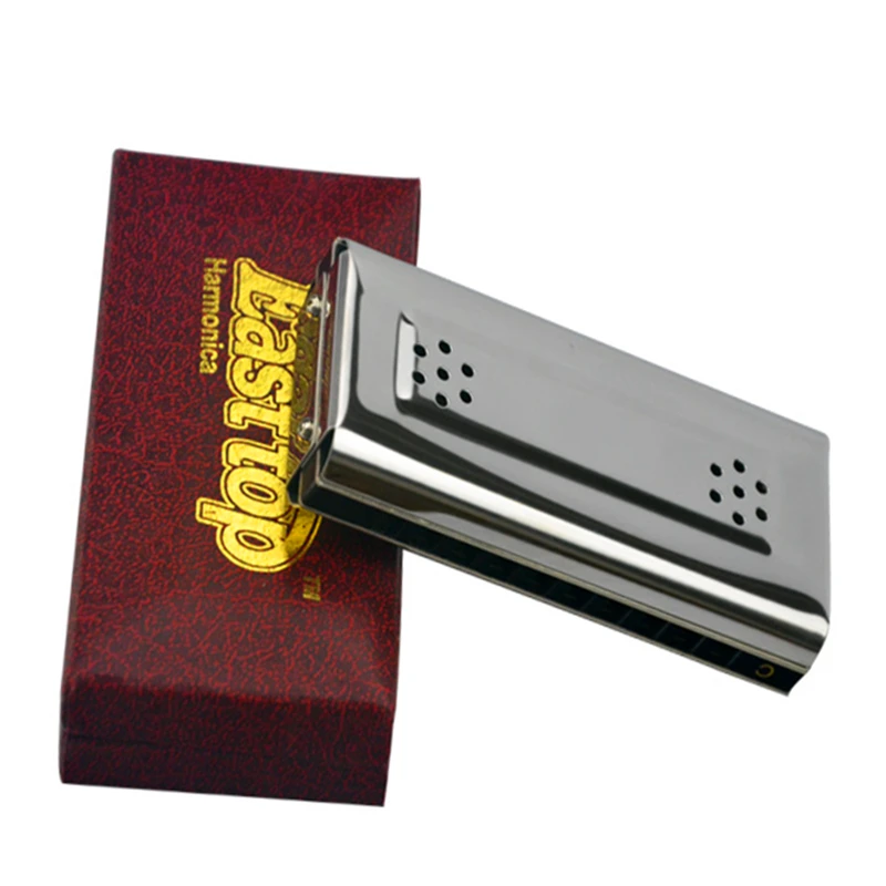 T10 2 Easttop Harmonica 10 диатоническая Губная гармошка с обеих сторон C & G Key Harp музыкальный