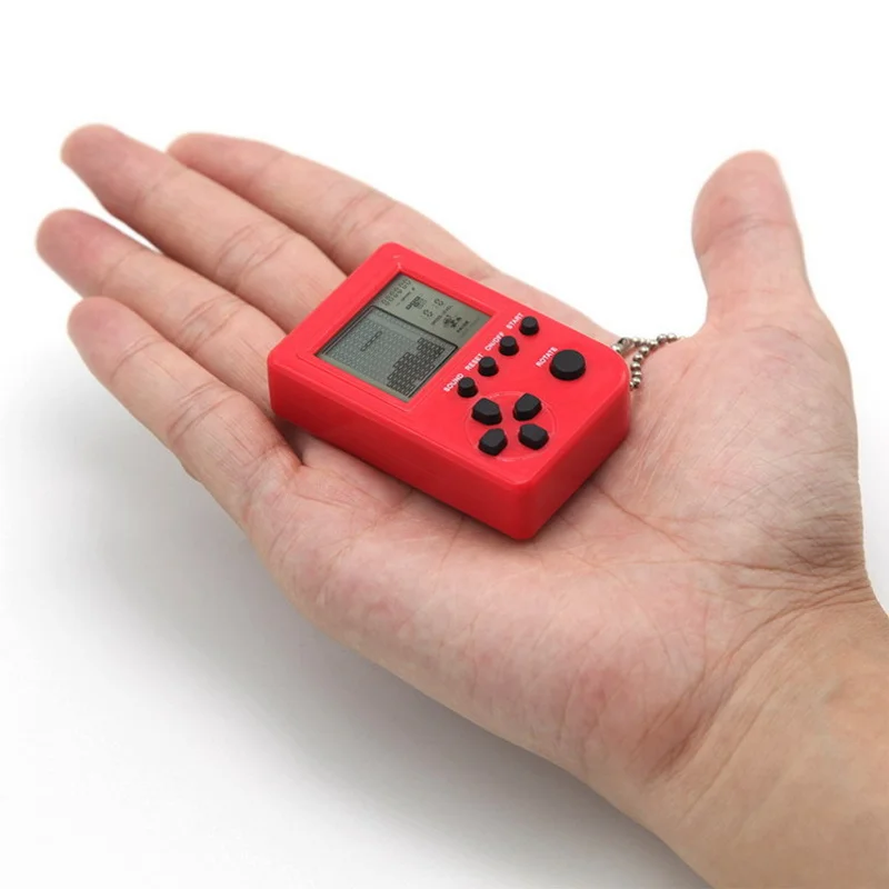 Travel Games Mini Hand Game Box Tetris Machine Keychains Shooting Battle Royale Memory Challenge Musical Funny Gachapon Toys (2)