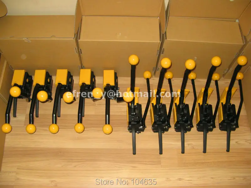 

Manual Buckle-free Steel Band Strapping Tool Model A333 ,Handheld Steel Strapping Banding Machine for 13-19mm Steel Strap