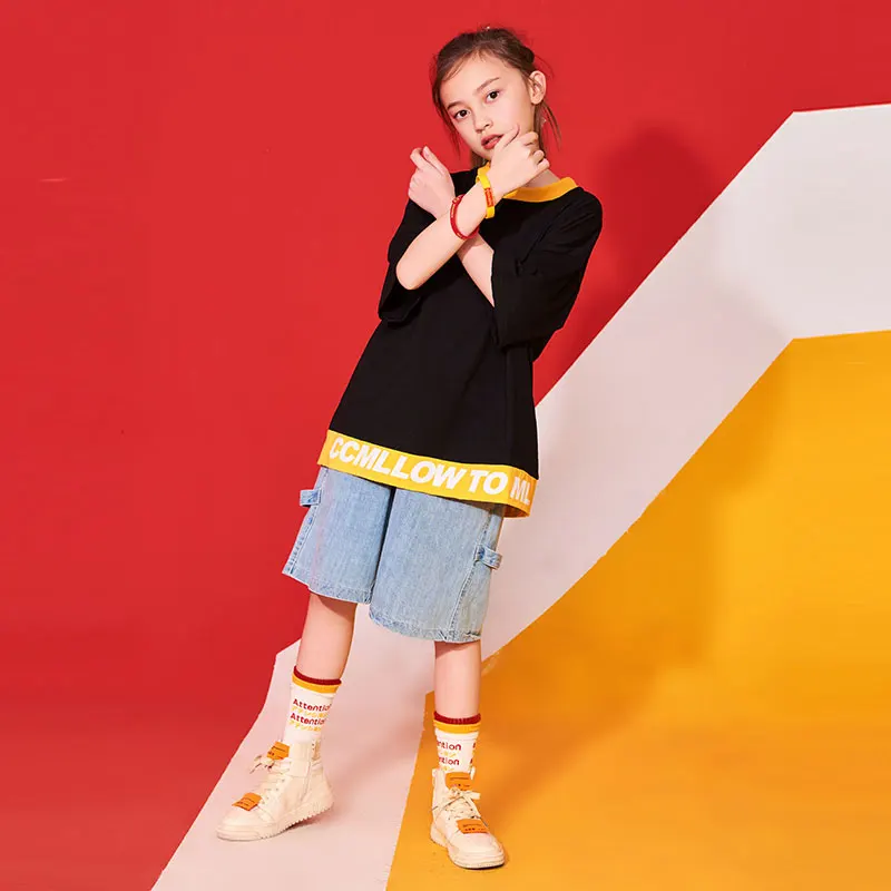 

Kids Jazz Dance Costume Boys Hip Hop Dance Practice Clothing Kids Street Dance Performance Stage Wear Catwalk Outfit DQL749
