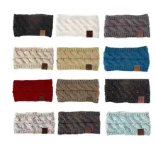 Головная повязка ажурной вязки Твист повязка для волос Спорт на открытом воздухе головная повязка модная шапка теплая и удобная для женщин