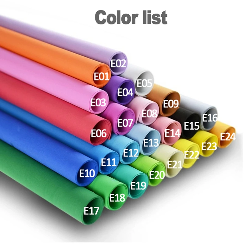 Hot Sale! 10pcs/lot 50*50cm 1mm Thickness Scrapbooking Crafts Paper EVA