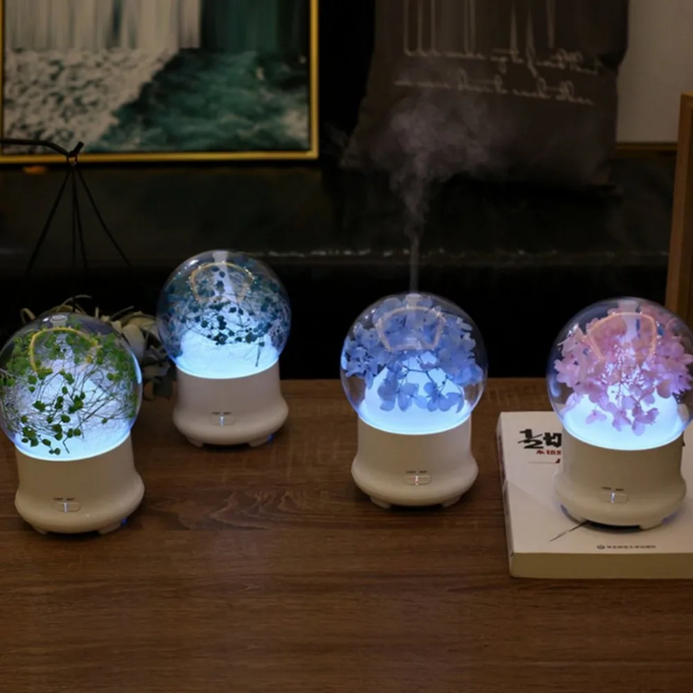Creative Aromatherapy Machine Multi-function Colorful Led Night Light Humidifier Aroma Atomizer for Home Office Bedroom