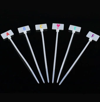 

2.5*100mm 100pcs zip ties Write On Ethernet RJ45 RJ12 Wire Power Cable Label Mark Tags nylon cable ties