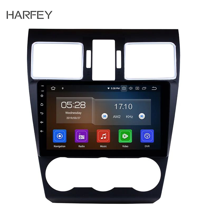 

Harfey 2din 8 core Android 9.0 Car Radio Audio Stereo Car Multimedia Player GPS Head Unit for 2014 2015 2016 Subaru WRX forester