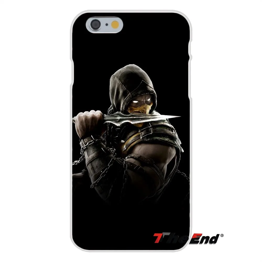 Мягкий силиконовый чехол для iPhone X 4 4S 5 5S 5C SE 6 6S 7 8 Plus Galaxy Grand Core Prime Alpha Mortal Kombat Sub Zero