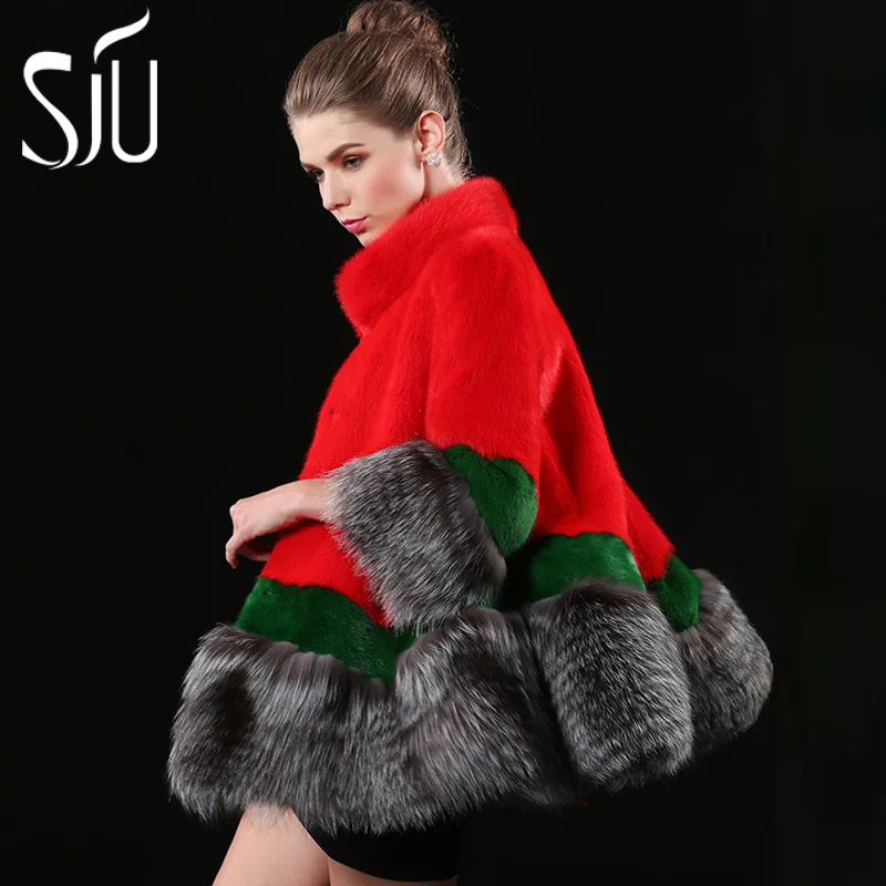 

Sju marten velvet overcoat female mink fur overcoat fur coat medium-long female jacket fur coats winter jackets