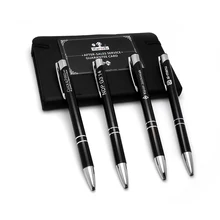 Срочная служба DHL гостиничных принадлежностей шариковая ручка на заказ Печать с именем отеля и телефоном