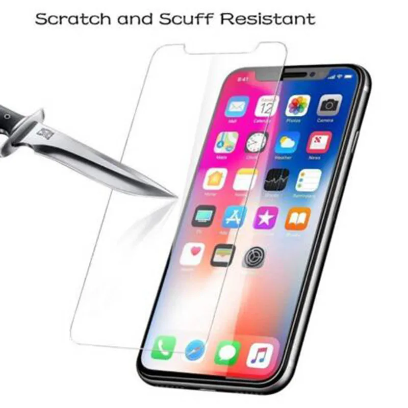 Защитная пленка для экрана из закаленного стекла IPhone X XR XS Max 8 7 6 6S Plus 5 5S SE|Защитные