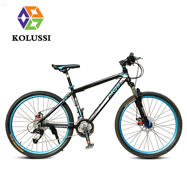 Cheap KOLUSSI 21 Speed Mountain Bike MTB Bicycle Men 26 Inch Bicicleta Complete Vtt Velo Aluminum Alloy Disc Brakes Bisiklet Fiets