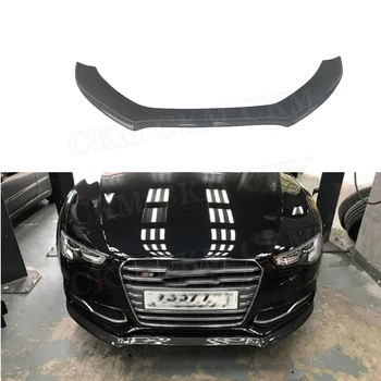 

Carbon Fiber Front Bumper Lip Chin Spoiler For Audi A5 S5 Sedan 4 Door Coupe 2 Door 2013-2016 Head Shovel car bumper protector