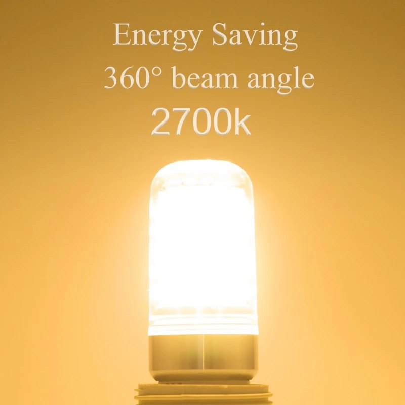 Светодиодная лампочка Кукуруза E27 E14 220 V светодиодный свет SMD5730 мини умная ИС