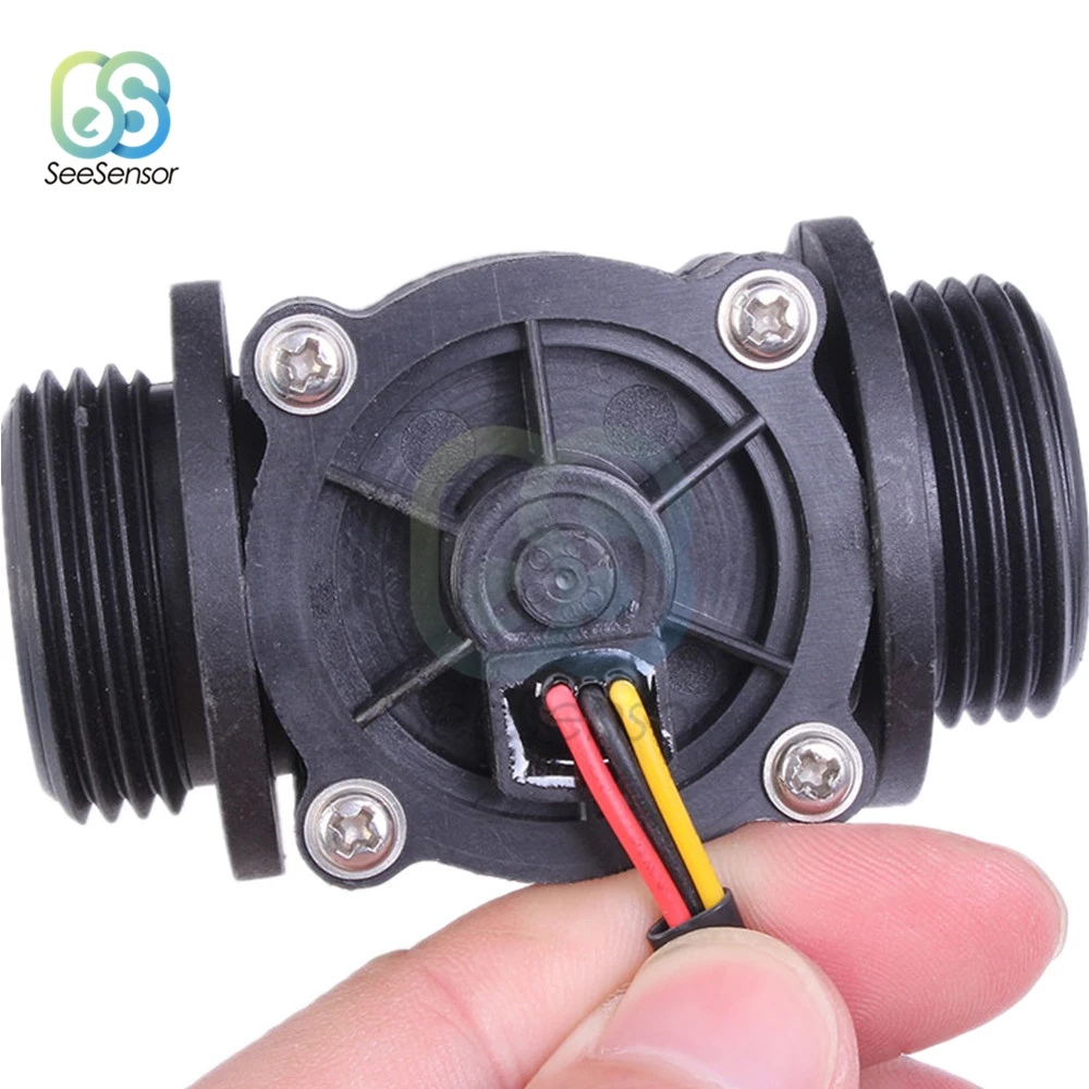 1-60L/min G1" Water Flow Sensor Switch Water Controller 1.2MPa Flow Meter Flowmeter Counter For Measurement Device