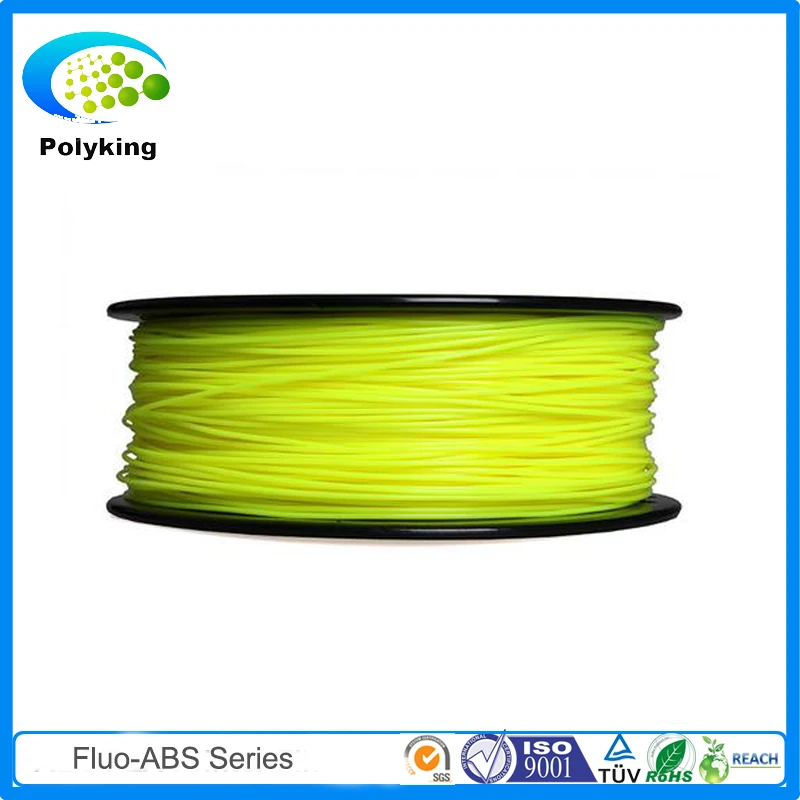 

Fluorescent yellow 1.75mm abs filament extruder for makerbot/solidoodle/Afinia/Utilmaker makerbot 3d printer
