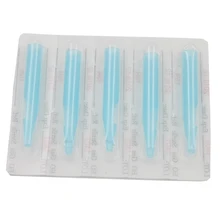 Wholesale-600PCS RT DT FT стерильные одноразовые татуировки сопла наконечники иглы трубки синий 12 коробок/лот