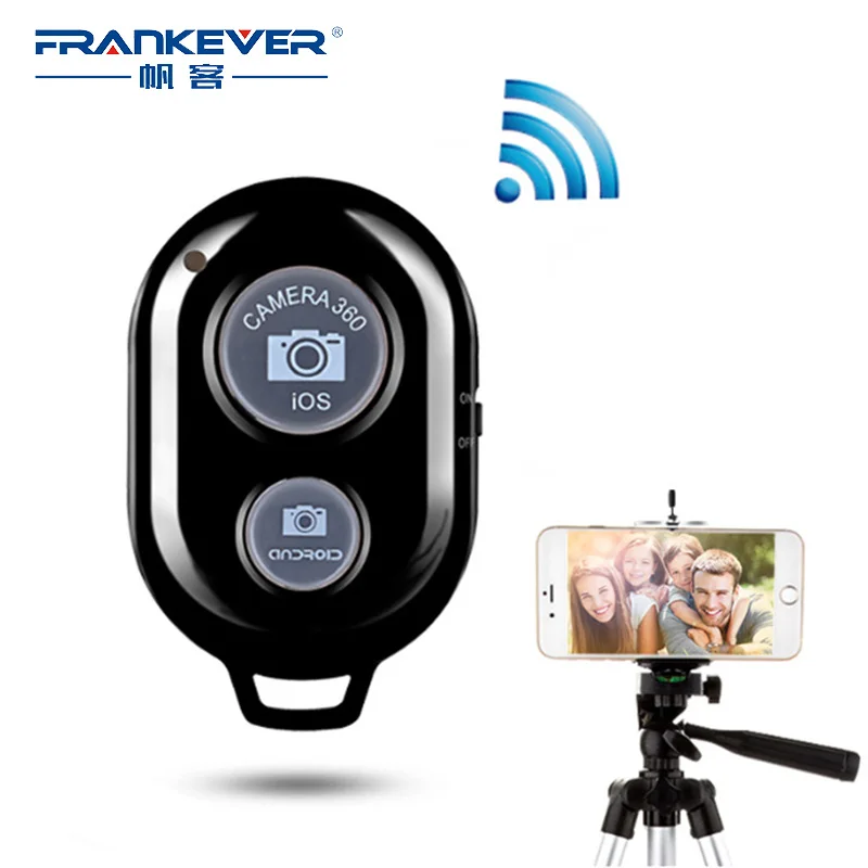 FrankEver Bluetooth Self-timer Wireless Mini Remote Control Take a Photo Work With IOS Android