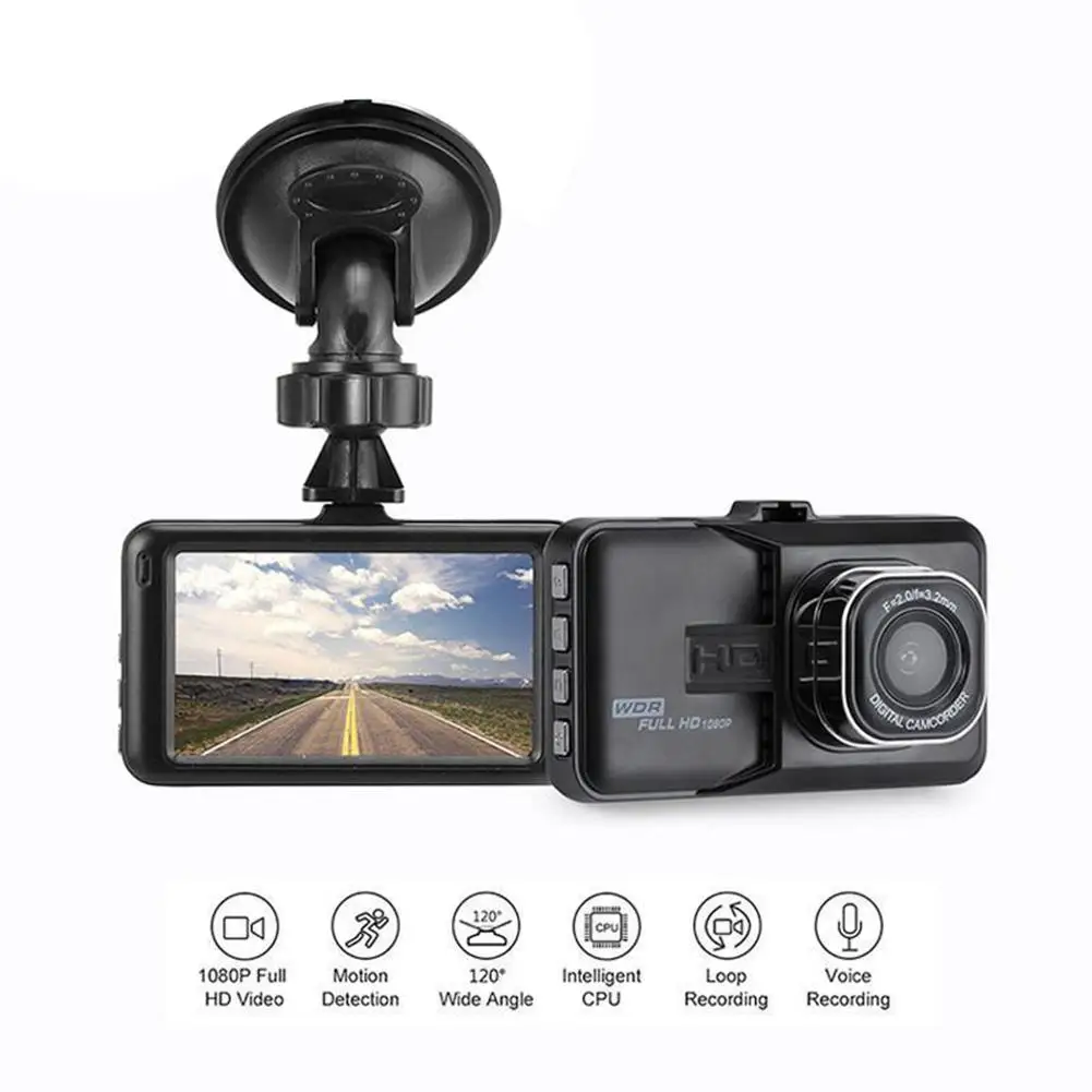 

1080P Mini 3 Inch Car DVR Camera 360 Degrees Rotation Dash Cam Video Recorder Car DVR car dash camera camera auto