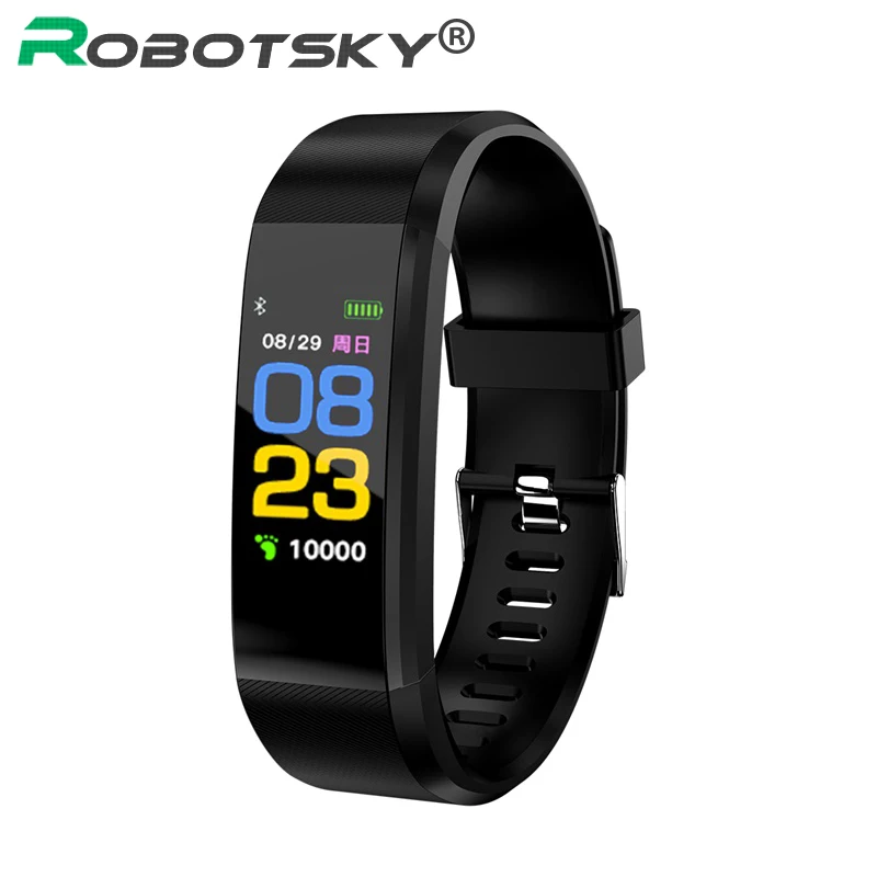 

115plus men Smart Wristband Sports Date Calories Pedometer Sleep Monitor women Smart Bracelet Call Reminder for Android IOS