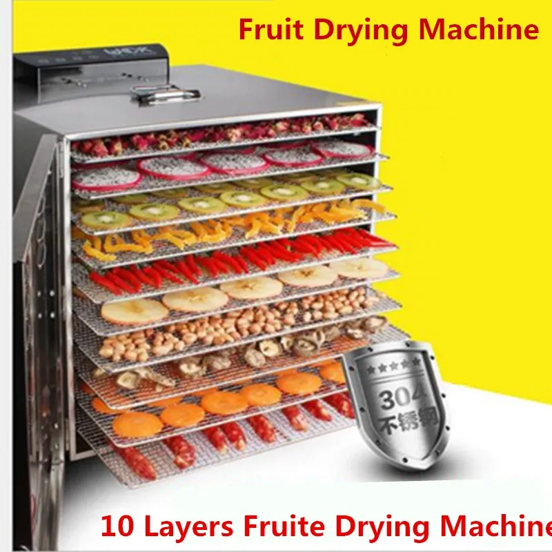 

Multifunctional 220V Food Dehydrator Fruit Vegetable Herb Meat Drying Machine