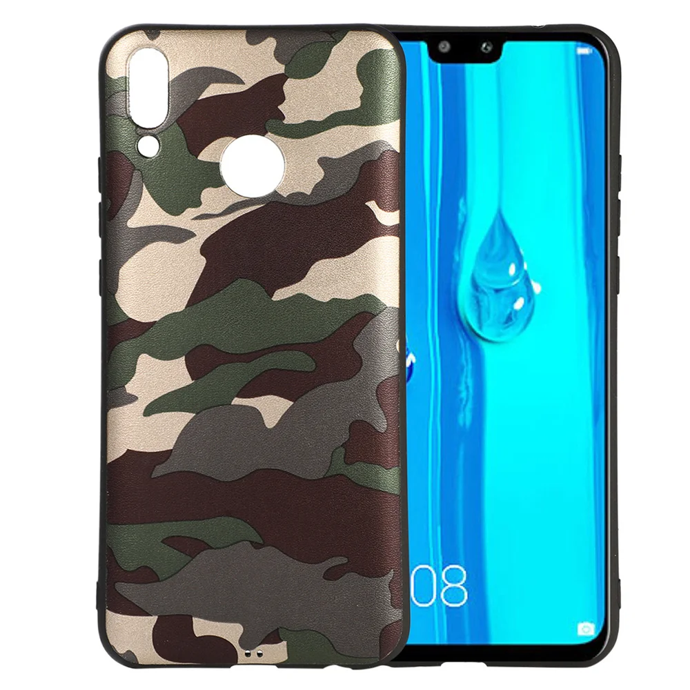 

Fundas Army Camo Camouflage Case sFor Huawei Y9 2019 Case Soft TPU Silicone Phone Case Back Cover Coque Huawei Enjoy 9 Plus Case