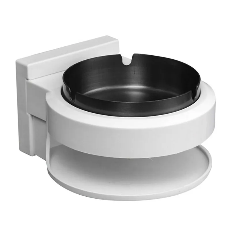 Bathroom Ash bin wall mounted ashtray outside pub garden office smoking box tray cigarett Ashtrays #4A02 (19)