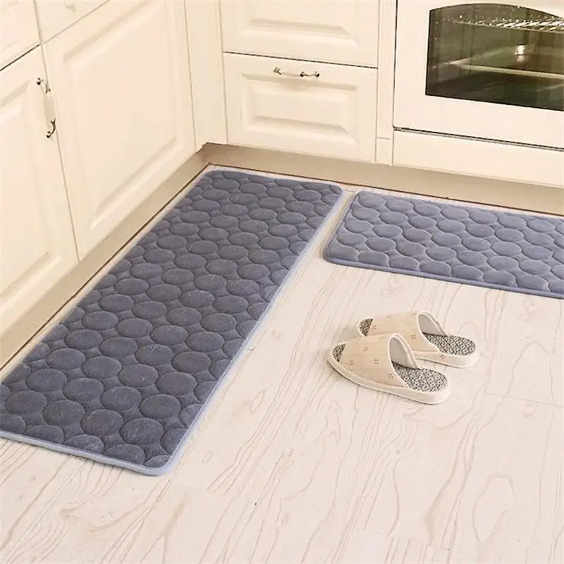 

Thicken Suede Carpets for Living Room Absorb Water Kitchen Mat Anti-Slip Bathroom Carpet Home Entrance/Hallway Doormat/Area Rug