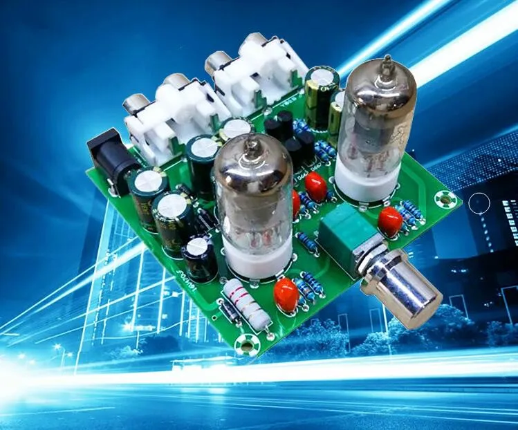 HIFI 6J1 Valve Pre-amp Tube stereo PreAmplifier Board Bass on Musical Fidelity X10-D circuit | Электроника