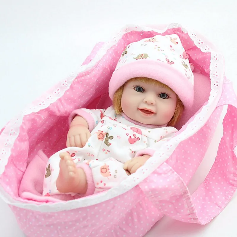 NPKDOLL дюймов 10 дюймов Кукла Reborn Baby Полный винил реалистичные bebe ручной работы игрушечные лошадки для детей подарок девочек