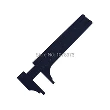 Ювелирные инструменты пластиковая линейка ювелирные изделия суппорт 80 мм пластиковый измерительный прибор 100 шт/партия