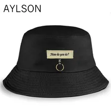 Хлопковая разноцветная Рыбацкая шляпа для джунглей рыбалки Harajuku Панама складываемая шляпа УФ Летняя панамка унисекс