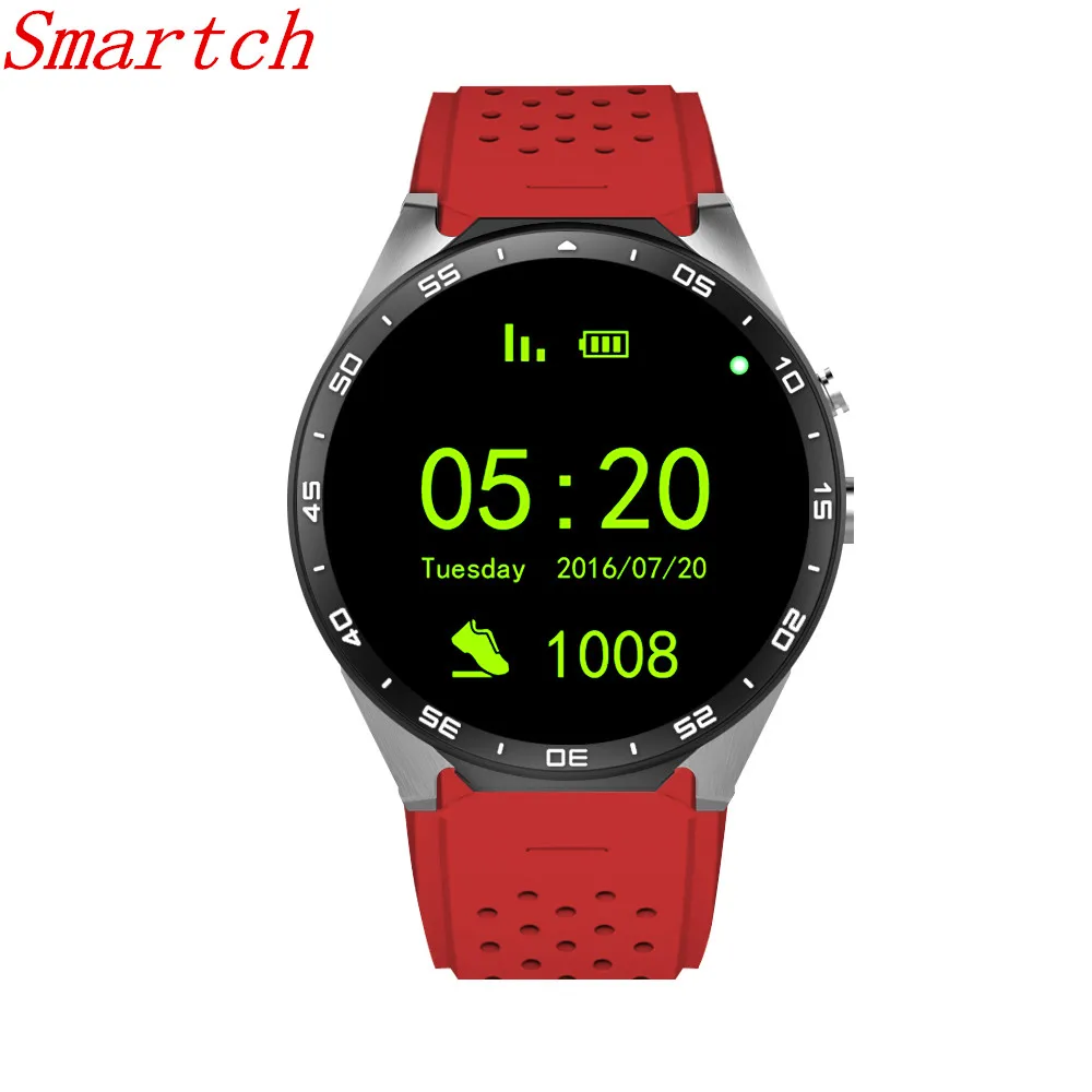 

Smartch kw88 Android 5.1 Smart Watch 512MB + 4GB Bluetooth 4.0 WIFI 3G Smartwatch Phone Wristwatch Support Google Voice GPS Map