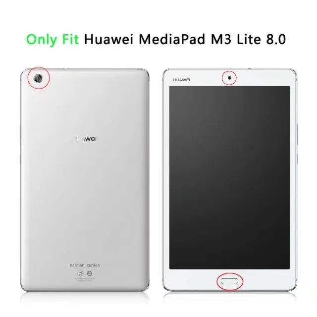 Чехол для huawei MediaPad M3 Lite 8,", магнитная подставка для планшета, умный защитный чехол из искусственной кожи для huawei M3 Lite 8,0+, 3 подарка бесплатно