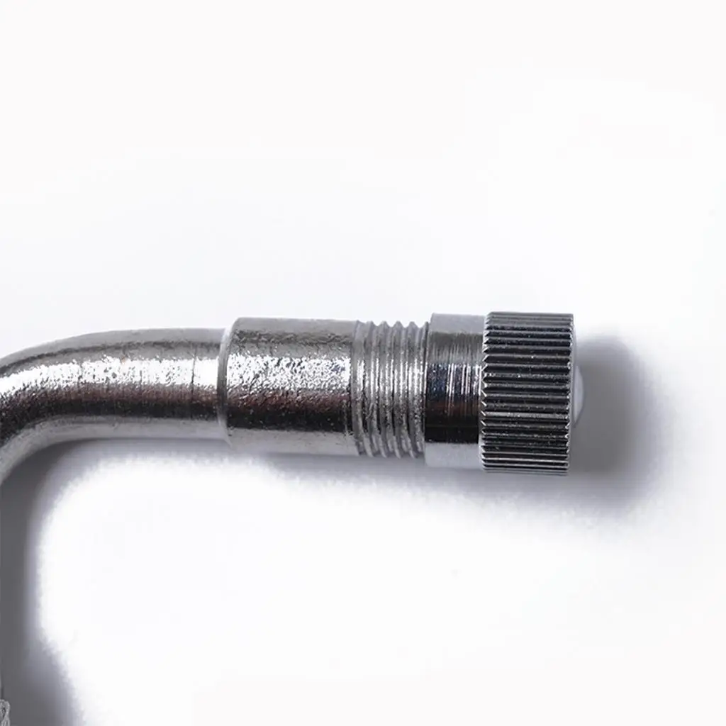 1 Pair 90 Degree Air Tyre Valve Schrader Valve Stem & Extension Adapter For Car Truck Motorcycle Motor 1.6'' Copper+Chrome 