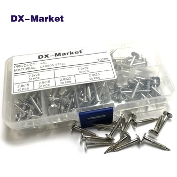 

2.9mm nail kit , 6size round head adornment nails , DIY hardware accessories nail ,T0208