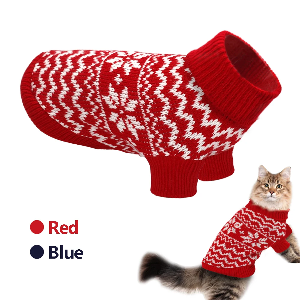 Pet Cat Puppy Sweater Winter Cat Clothes For Small Medium Dogs Turtleneck Knitwear Chihuahua Clothing Dog Cat Costume Ropa Perro Pet Cat Puppy Sweater Winter Cat Clothes For Small Medium Dogs Turtleneck Knitwear Chihuahua Clothing Dog Cat Costume Ropa Perro