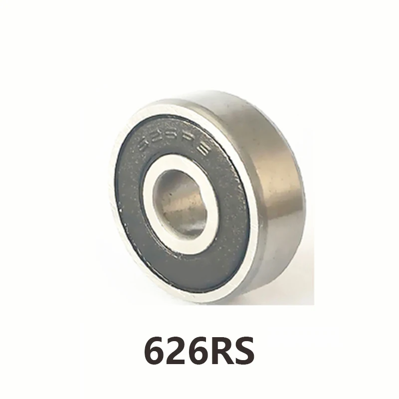

2pcs/lot 626RS Deep Groove Ball Miniature Mini Bearings 626RS 626-RS 6*19*6mm 6*19*6 mm 52100 Chrome Steel Ball bearing