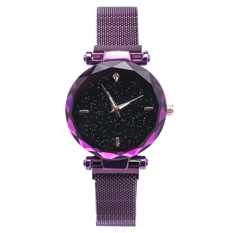 

Luxury Women Watches Magnetic Starry Sky Clock Quartz Lady Wristwatch Female Fashion Zegarek Damski Casual Watch Reloj Mujer