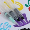 3pcs Ink Pen for Water Brush Watercolor Calligraphy Drawing Painting Tool  Nylon brush tip with refillable reservoir 1