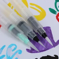 3pcs Ink Pen for Water Brush Watercolor Calligraphy Drawing Painting Tool  Nylon brush tip with refillable reservoir 1