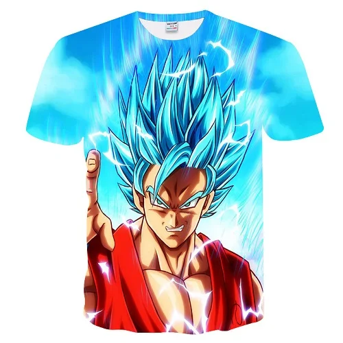 Футболка Dragon Ball DBZ Bulma Super Saiyan vegeta 3D для мужчин и женщин, аниме, Детская футболка Goku Goten Gohan, Harajuku Lonzo Ball, футболки - Цвет: TXU-113