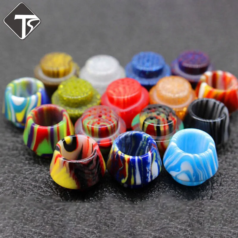 

Colorful 810 Drip Tip With Holes Driptips 810 Resin Mouthpiece Bling Color Prevent Eliquid Spill For Goon 528 Rda Rta Atomizer