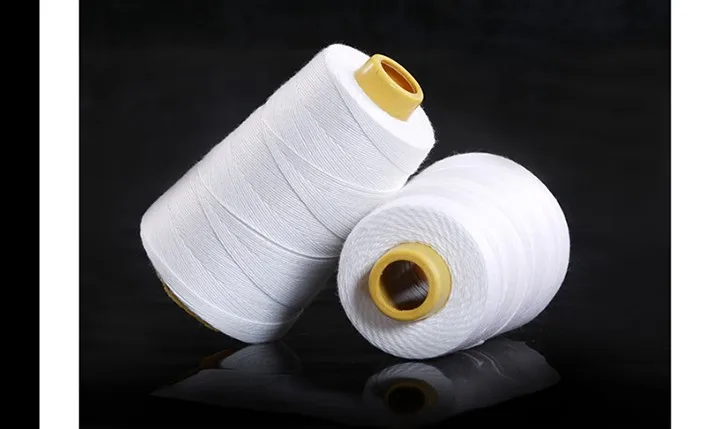 

5color 3roll Overlocking Sewing Machine Industrial Polyester Thread Metre Cones Sealed Bag Thread of fertilizer cement chemical