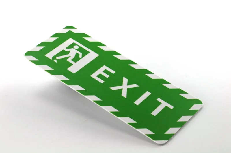 

Custom Acrylic Signboard Customization UV Printing Letter Icon Logo Wall Safety Exit Sign Plate Wall Sticky Signage Board