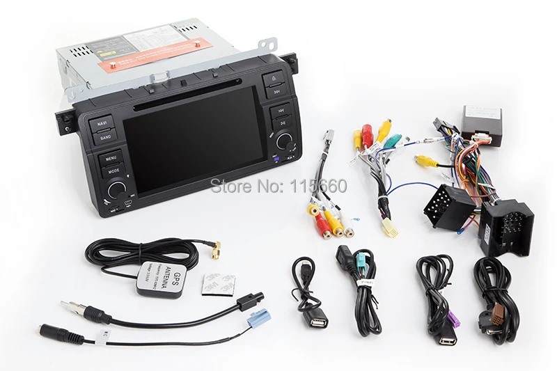 RoadRision Android 7.1.1 Quad core car DVD for BMW E46 M3 6