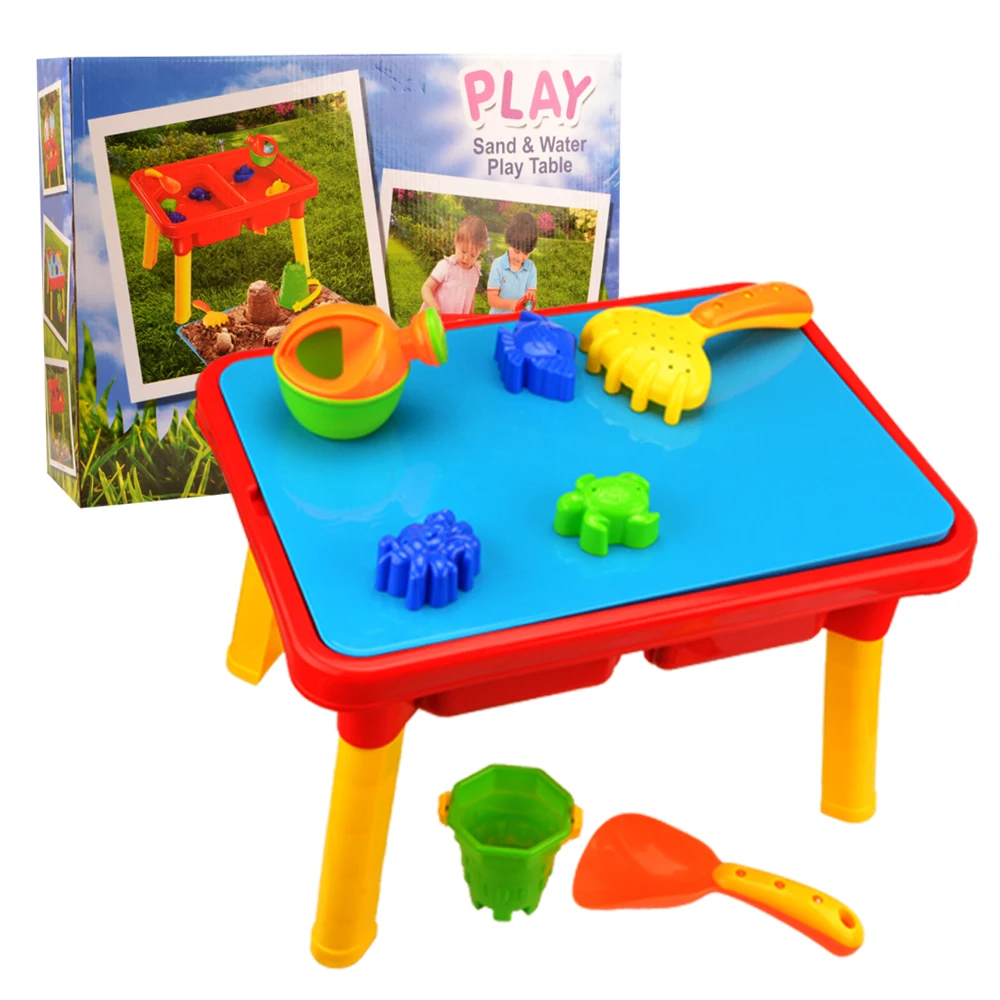 

Sand Water Table Kids Children Summer Outdoor Sand Beach Toys Play Set