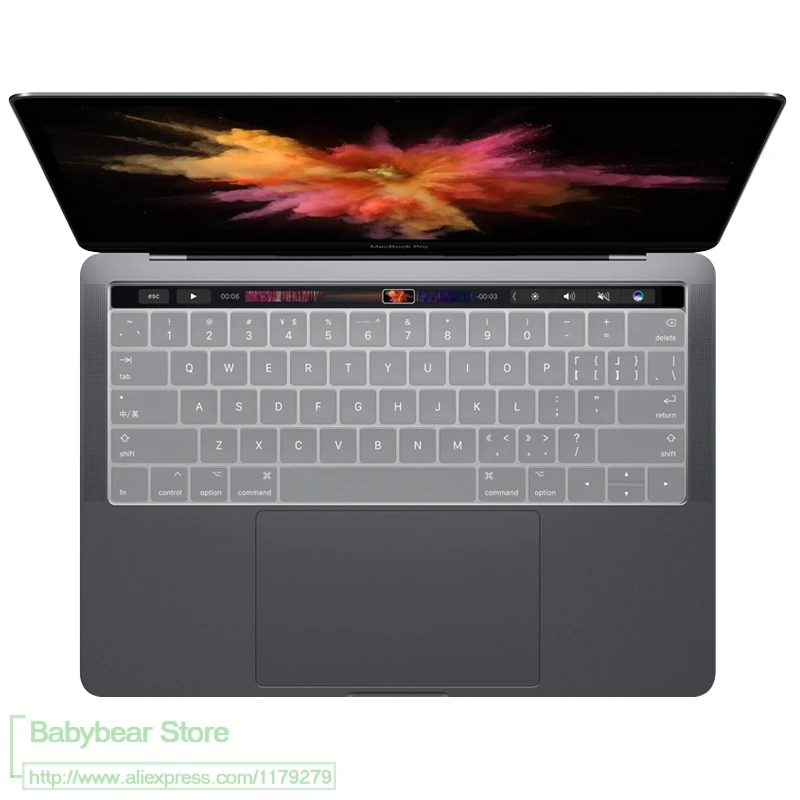 Защитный чехол для клавиатуры Mac Macbook Pro 13 15 3 6 Touch Bar A1706 A1707 A1989 A1990 2018|Чехлы